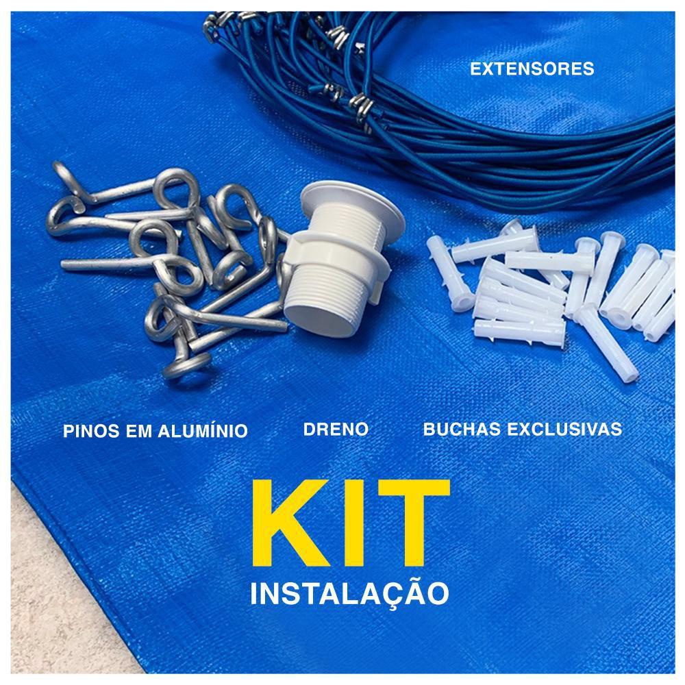 Capa para Piscina CK 300 Micras Proteção Sujeira com Kit Instalação 5