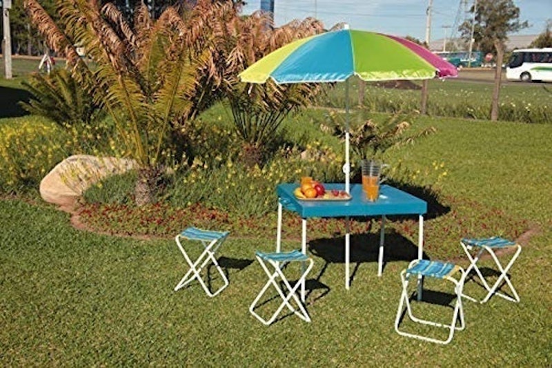 Mesa Dobrável Mor com Banquetas 3