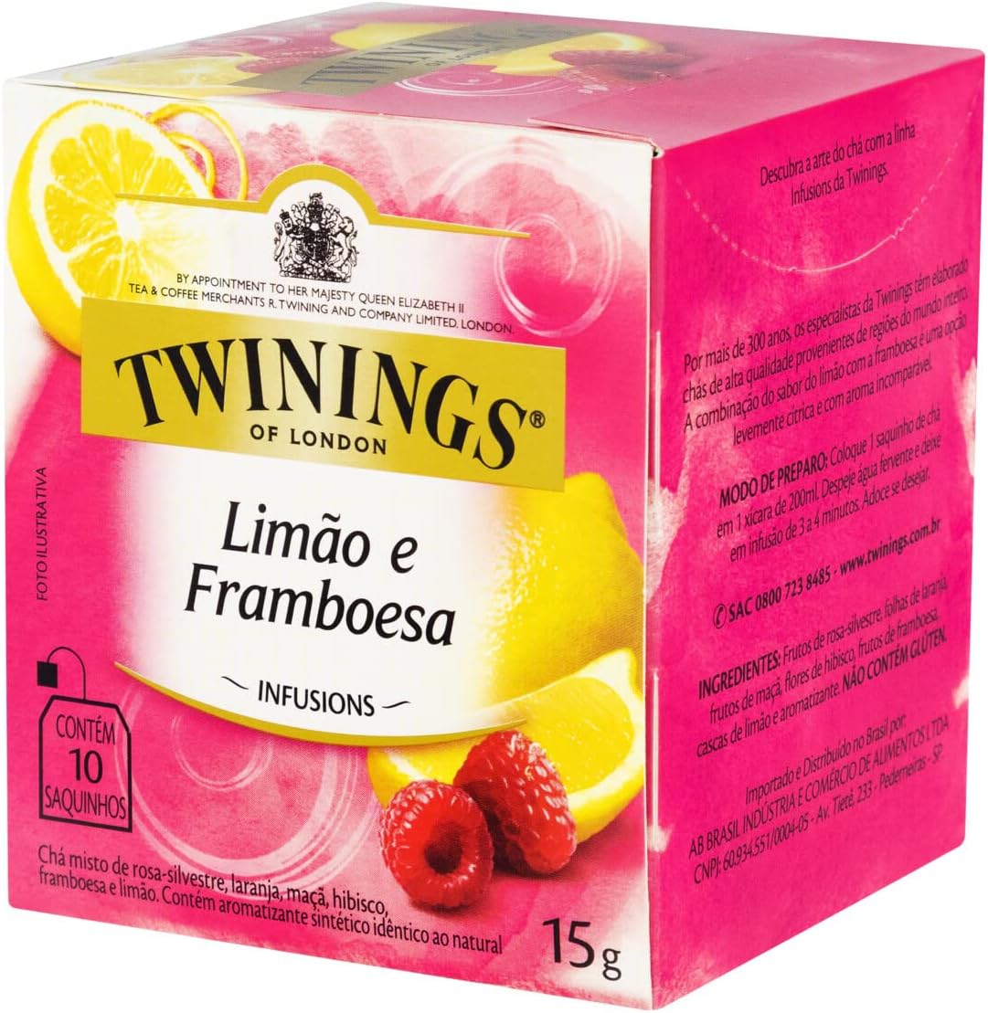 Chá Twinings Limão e Framboesa 2