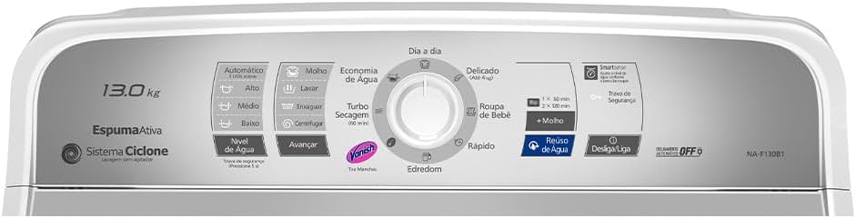Máquina de Lavar Exclusiva Panasonic Função Vanish 13 kg 4