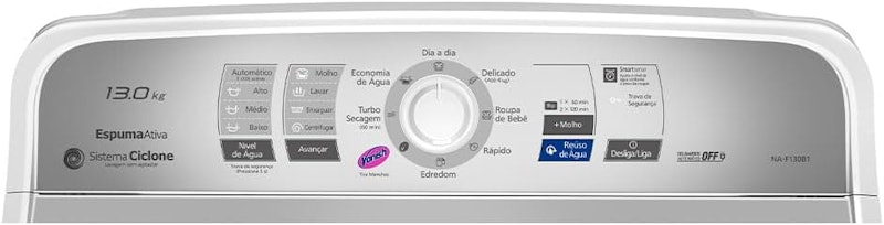 Máquina de Lavar Exclusiva Panasonic Função Vanish 13 kg 4