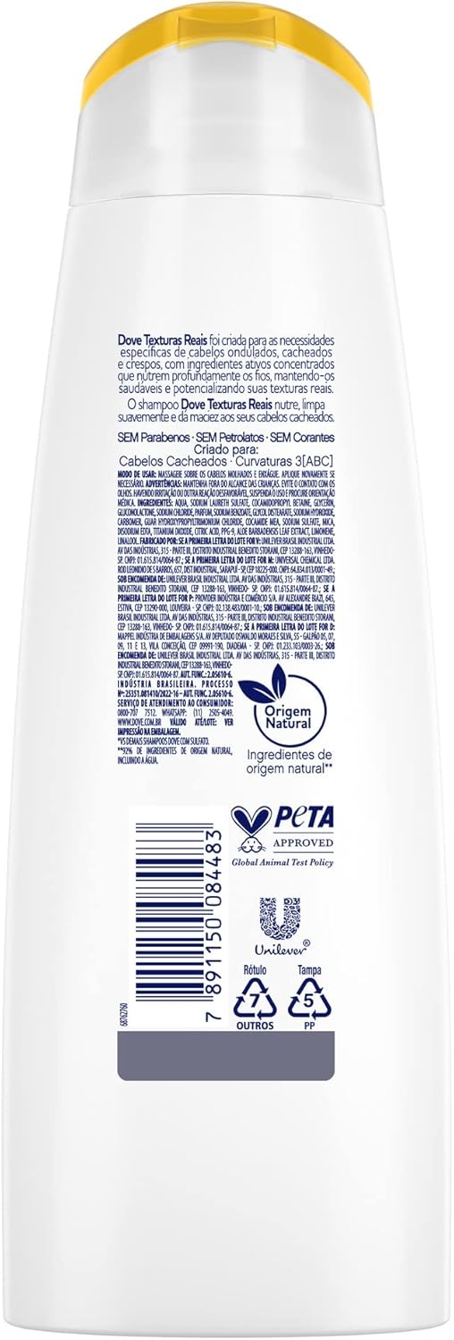 Shampoo Dove Texturas Reais 2