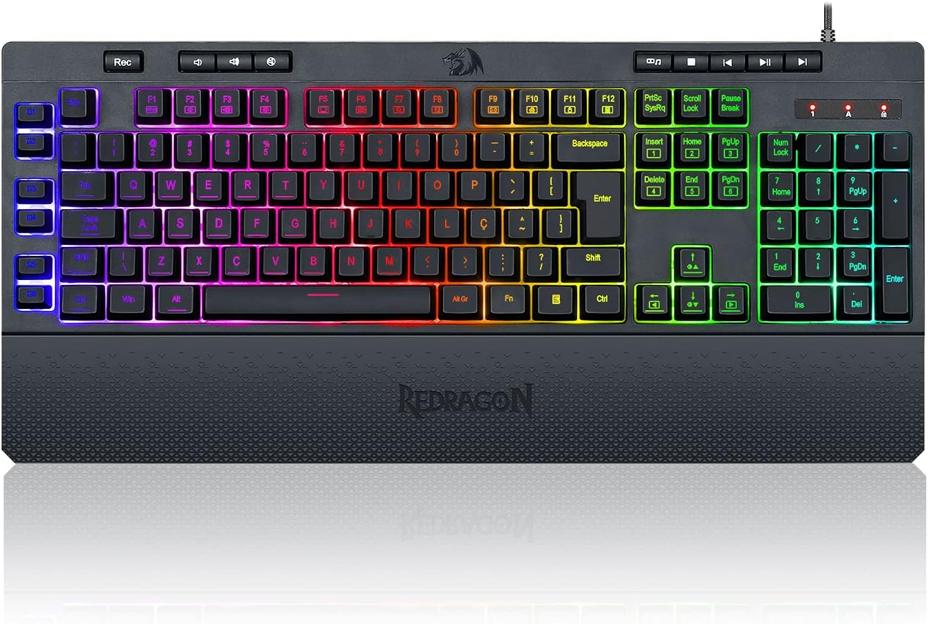 Teclado Gamer Redragon Shiva K512RGB 2