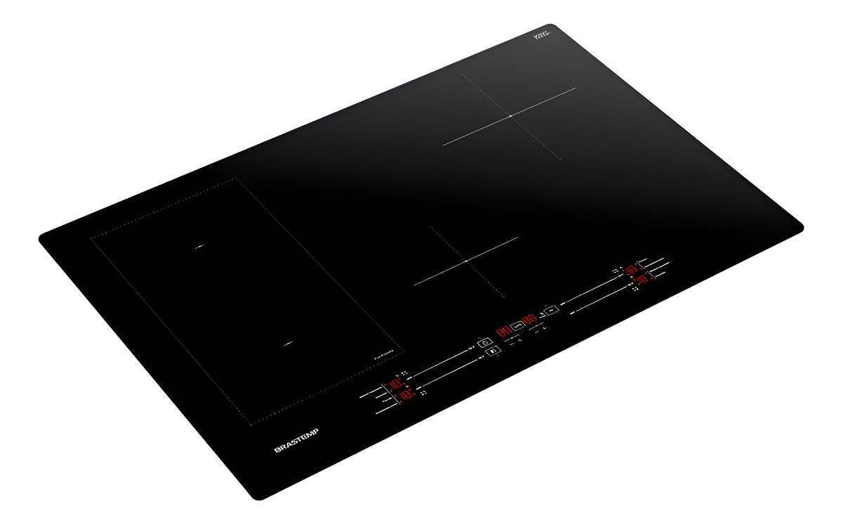 Cooktop 4 Bocas de Indução Brastemp com Flexizone 2