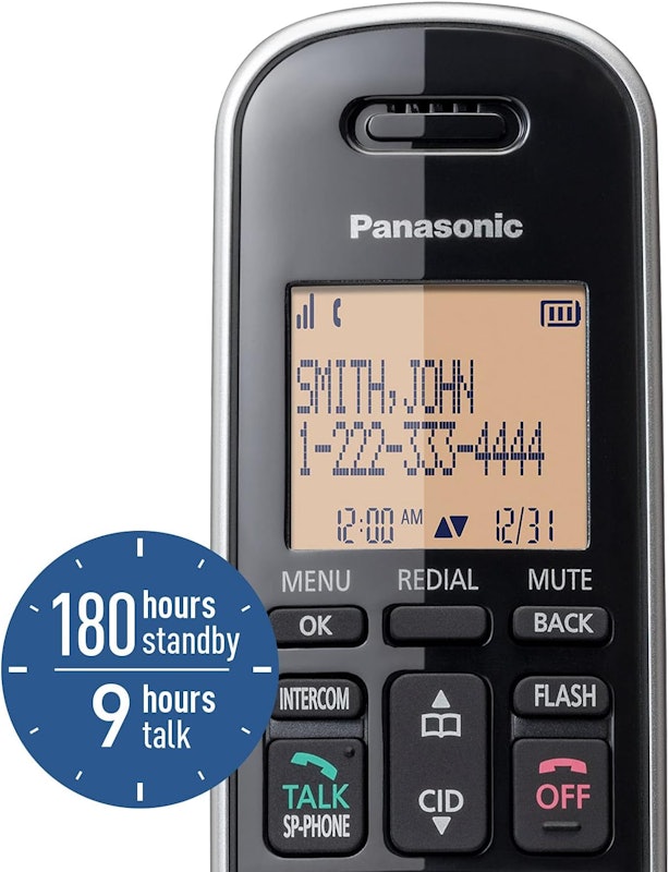 Telefone sem Fio Compacto com DECT 6.0 2