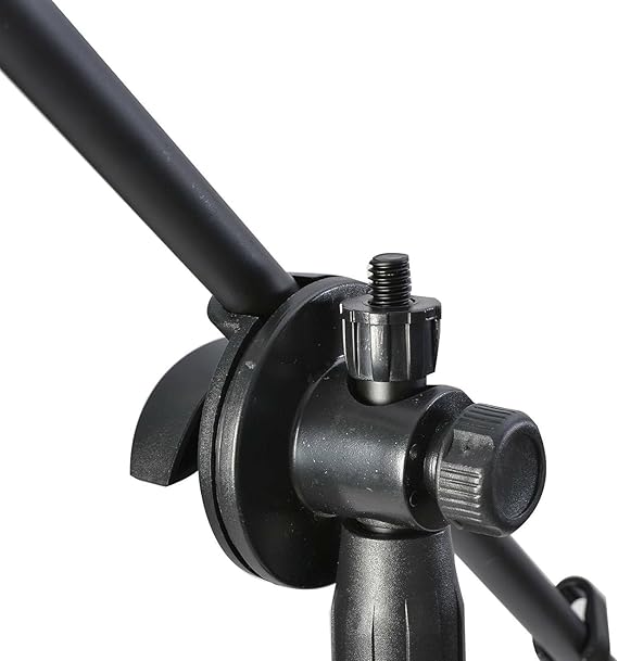 Pedestal de Microfone Girafa e Reto com 2 Cachimbo 3