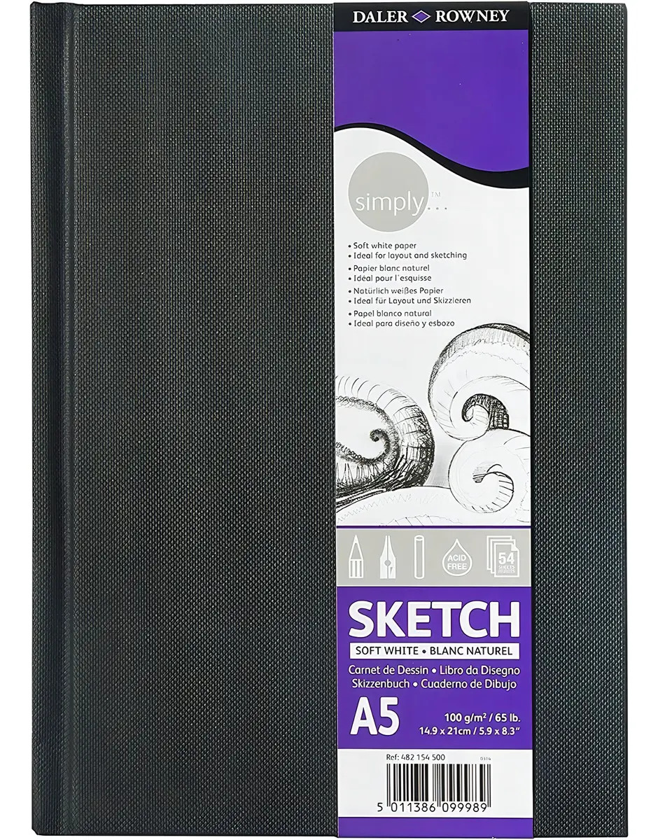 Simply Hardback Sketchbook A5 2