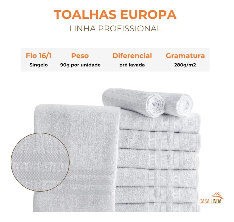 Kit 10 Toalhas de Rosto Macia 2