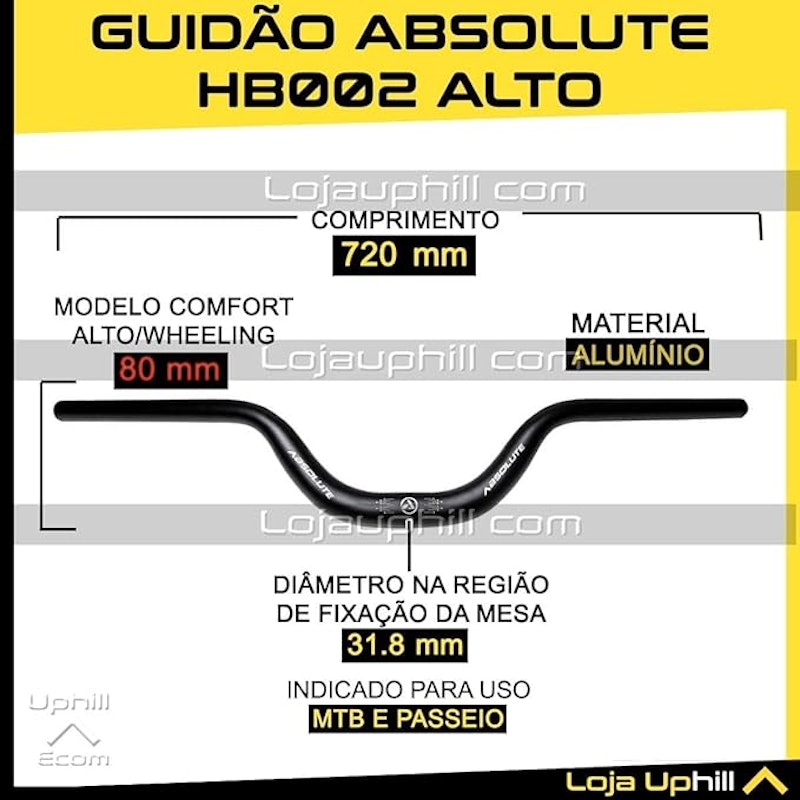 Guidão de Bicicleta MTB HB-002 3