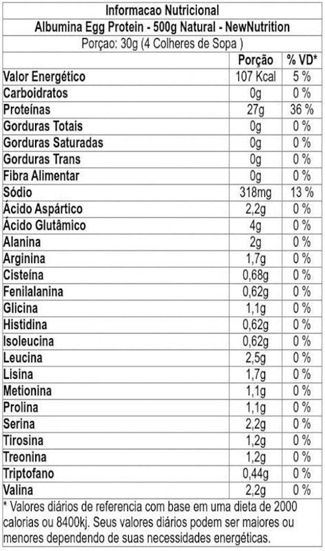 Albumina 500 g Natural 2