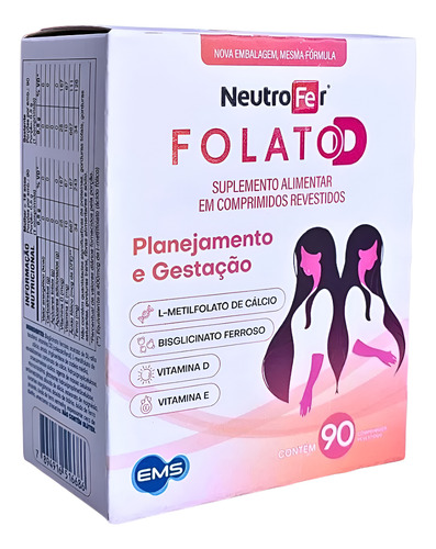 Folato D Suplemento Alimentar Neutrofer 1