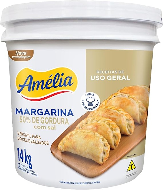 Margarina 14 kg Uso Geral 50% com Sal 1
