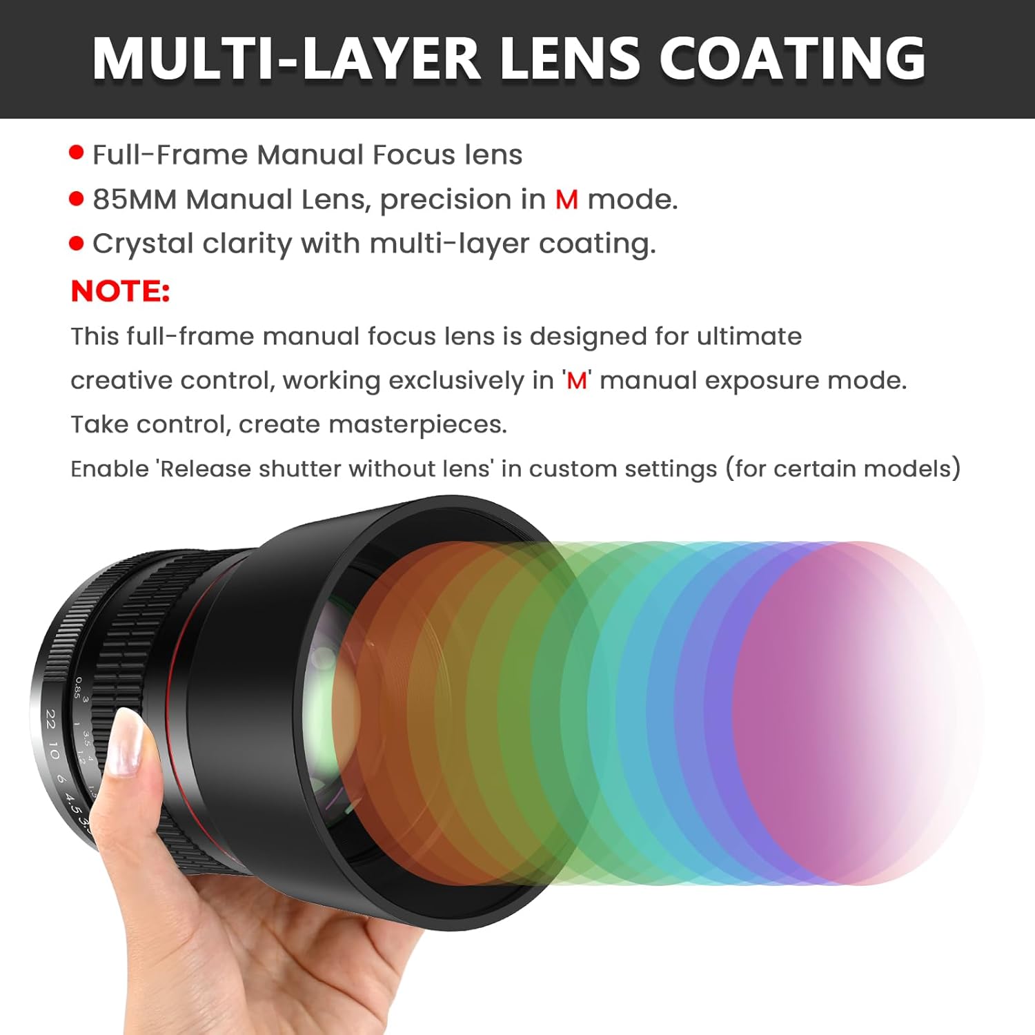 Lightdow 85 mm F1.8 Medium Telephoto 5