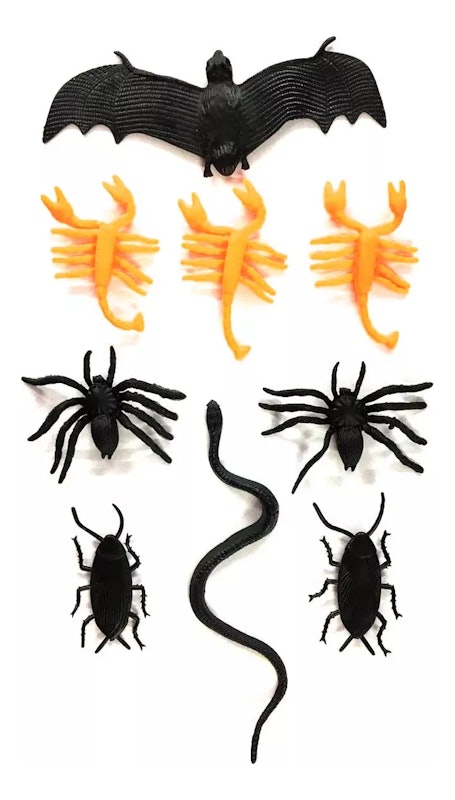 Insetos Decoração Halloween Kit 24 Unidades 3