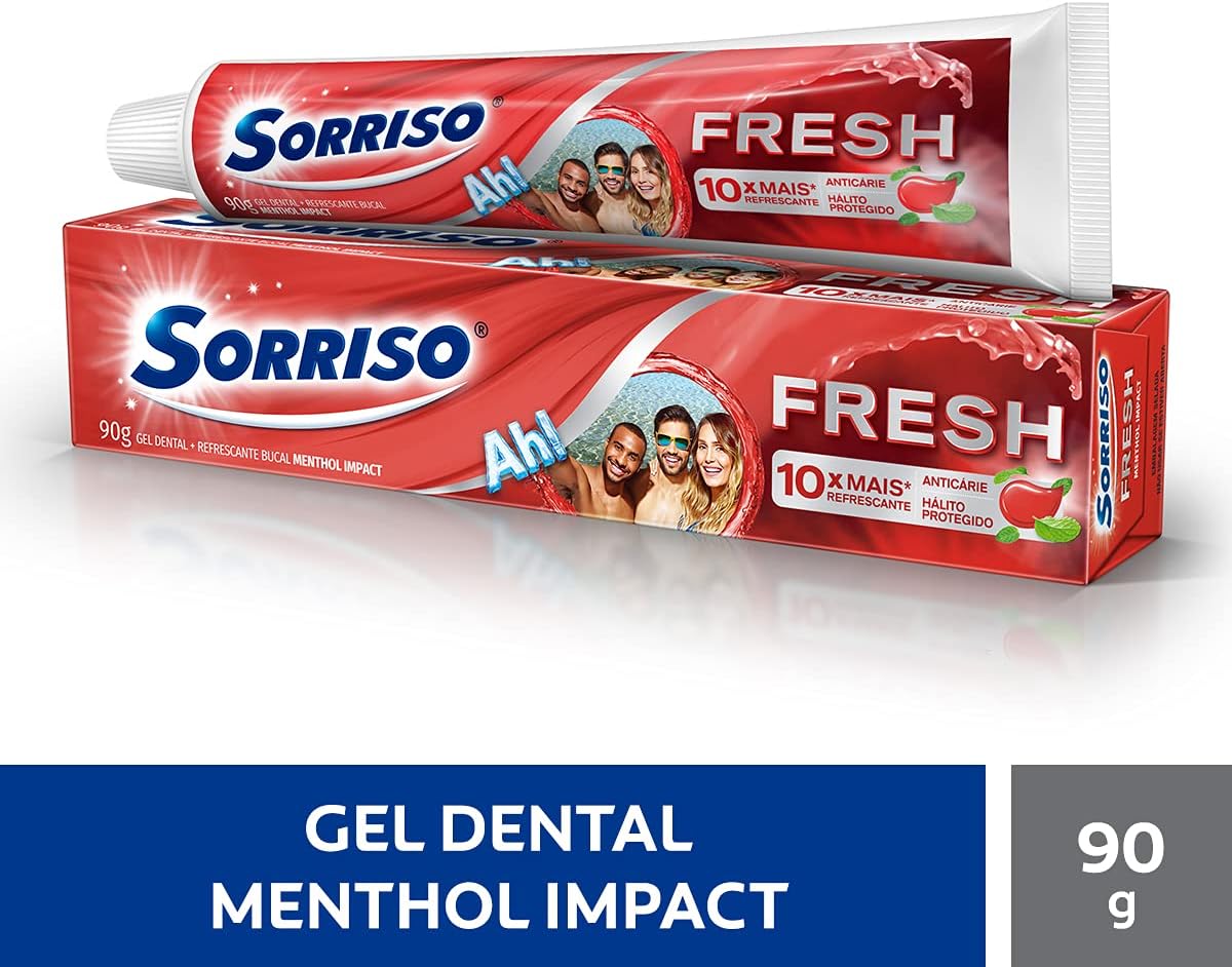 Creme Dental Sorriso Fresh Menthol Impact 2