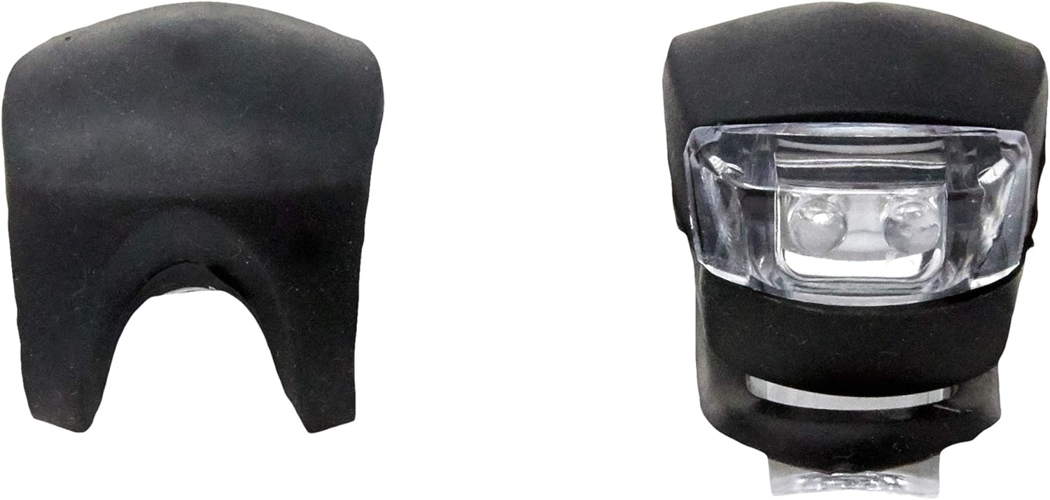 Kit Farol Em Silicone Dianteiro e Traseiro para Bike 2