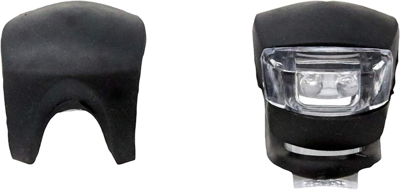 Kit Farol Em Silicone Dianteiro e Traseiro para Bike 2