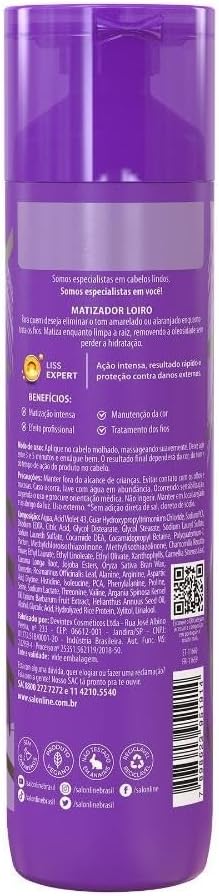 Shampoo Meu Liso Matizador Loiro 3