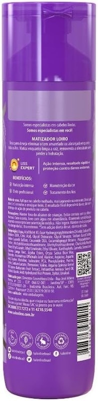 Shampoo Meu Liso Matizador Loiro 3