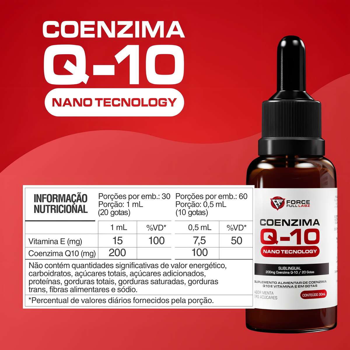 Coenzima Q10 Líquida em Gotas 2