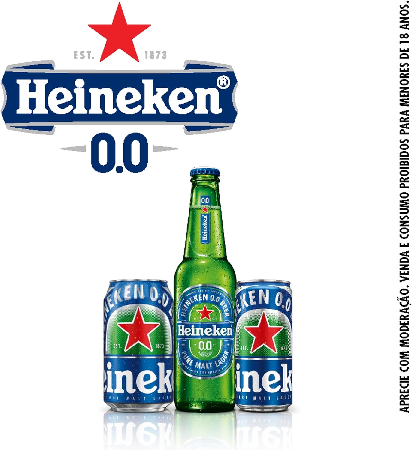 Cerveja Heineken Zero Lata 269 ml - Pack com 8 Unidades 3