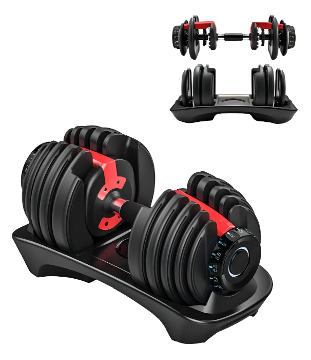 Halter Regulável Anilha Dumbbell Ajustável 24 kg 1