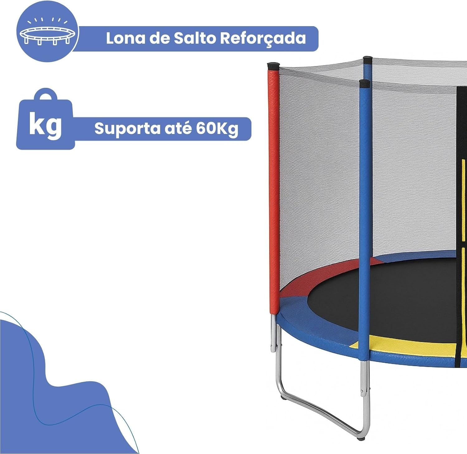 Cama Elástica 1,8 m Atentu 4