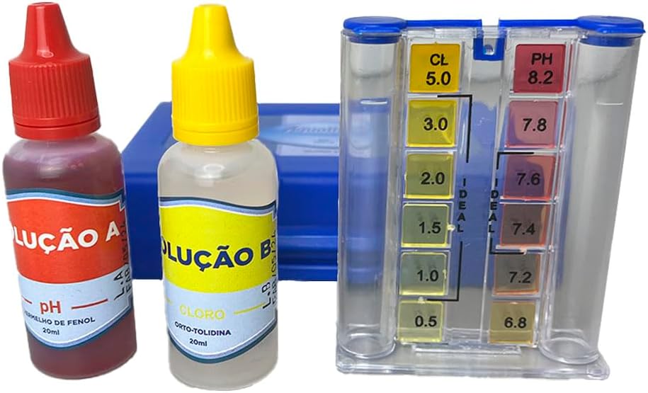 Kit Teste Medidor pH Cloro 2
