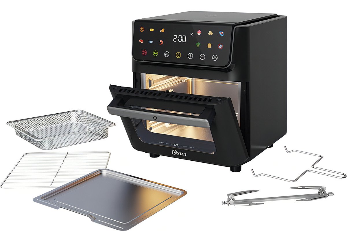 Fritadeira Oven Fryer 12 L Oster Multi Touch 3 em 1 5
