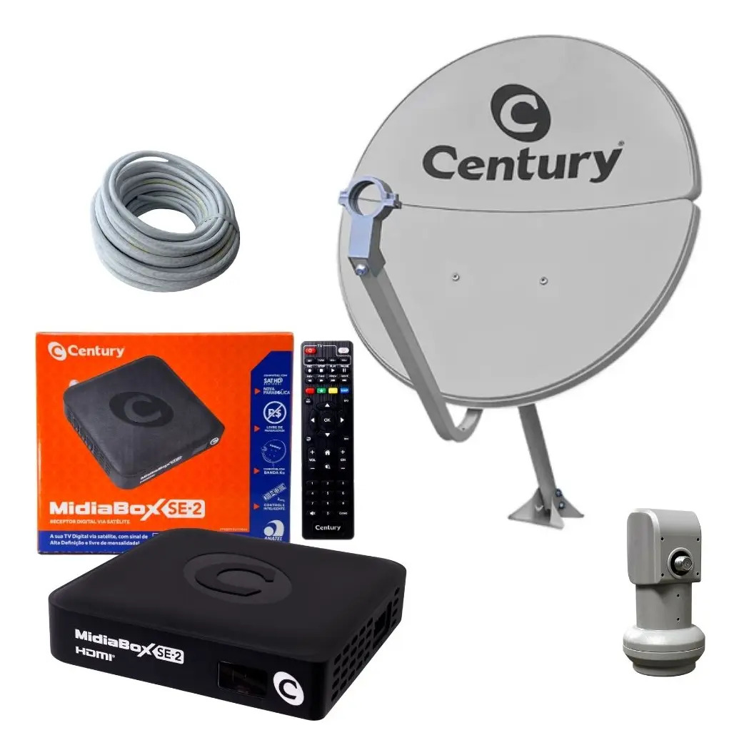 Top 10 Melhores Antenas Parabólicas  (Century, Aquário e mais) 2