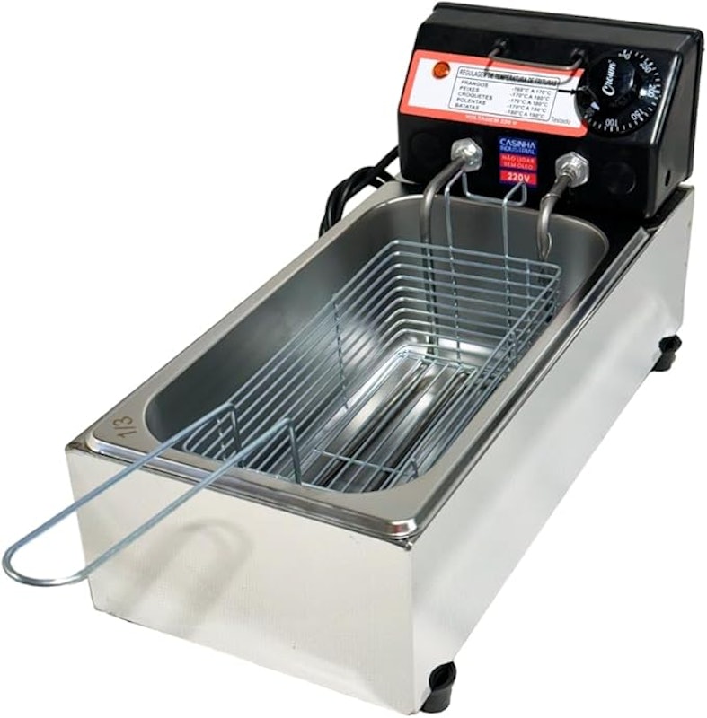 Fritadeira Elétrica Industrial Cuba Antichamas 3 L 1