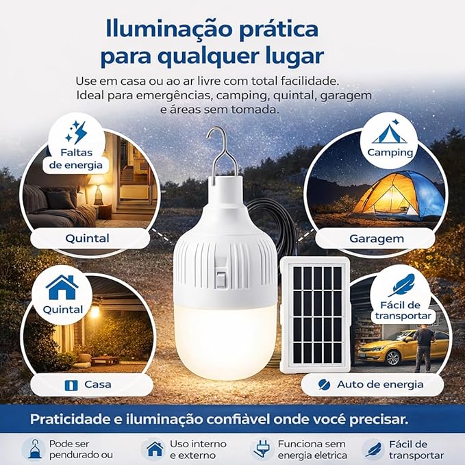 Sistema de Luz Solar Portátil 2