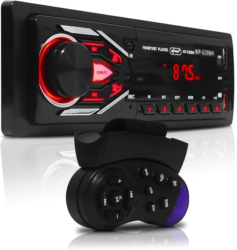 Auto Som Rádio Automotivo Universal Bluetooth KANUP 1