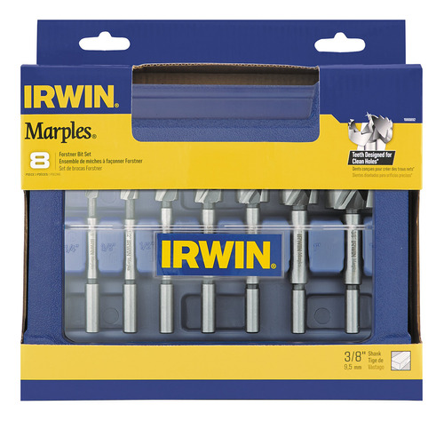 Conjunto de Brocas Marples Forstner 8 Peças Irwin 4