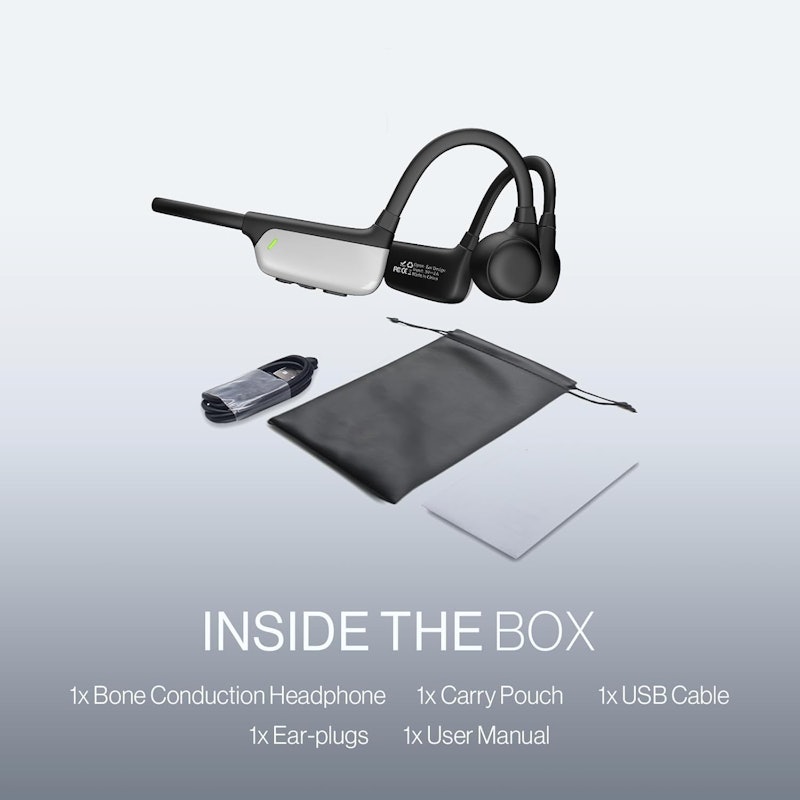 Fone Condução Óssea Bluetooth 3