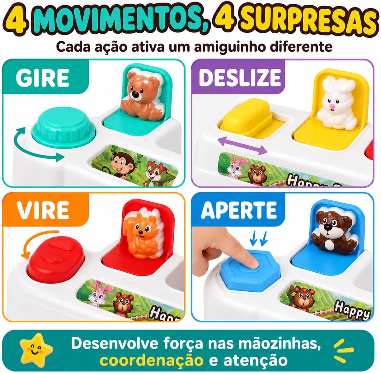 Brinquedo Educativo 1 Ano Bebê 3