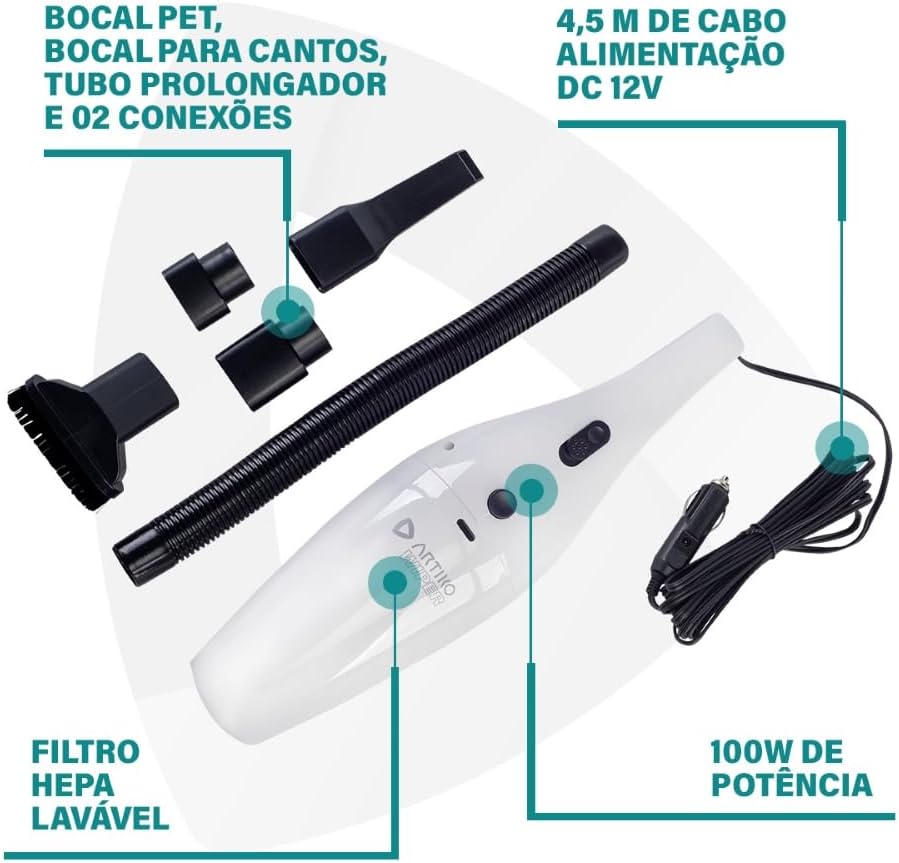 Aspirador Veicular Artiko Wiper 2