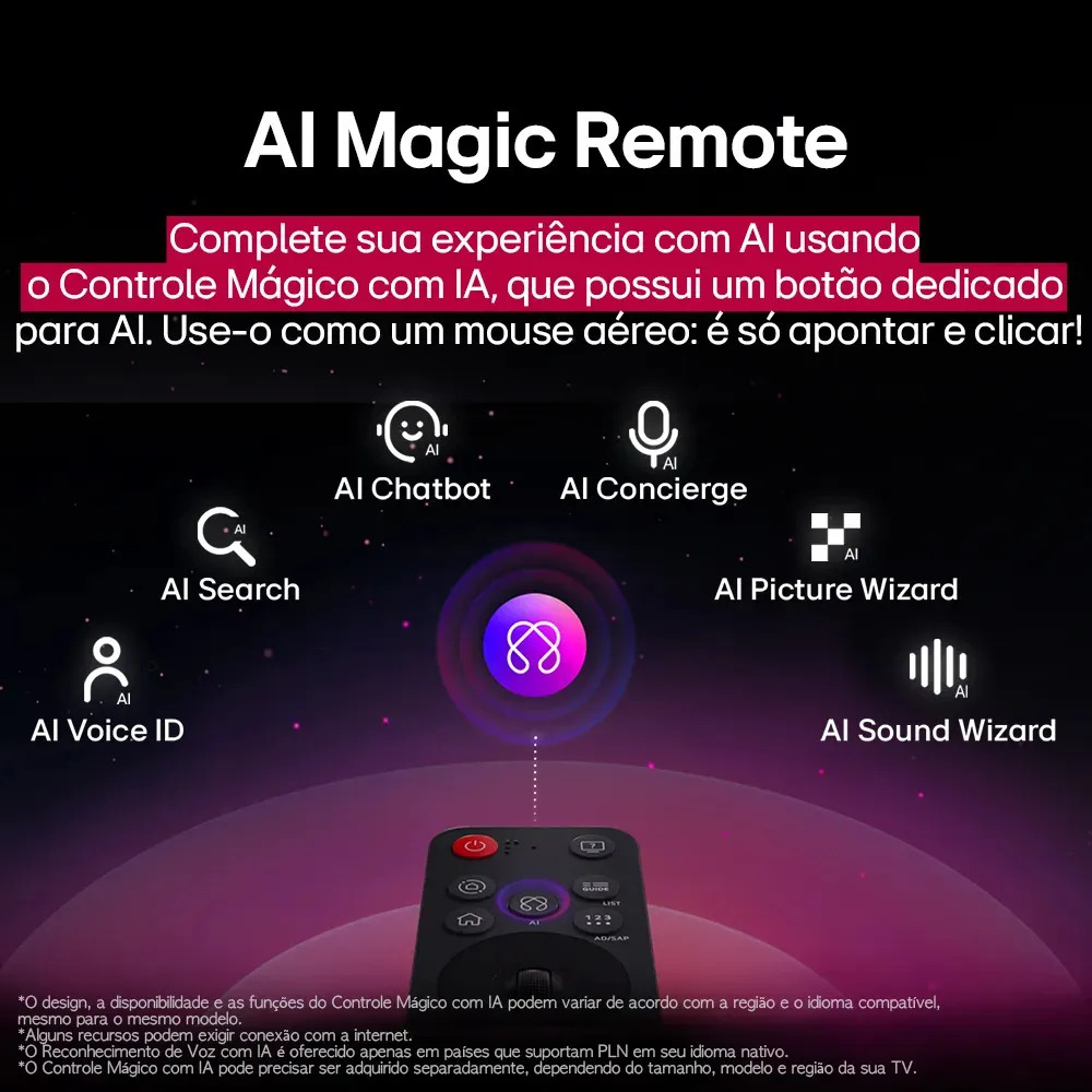 Smart TV LG OLED EVO AI C5 4K de 48 Polegadas 2025 5