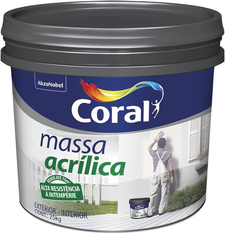 Massa Acrílica Coral 25 Kg 1