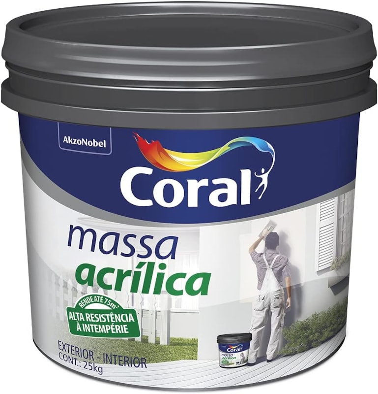 Massa Acrílica Coral 25 Kg 1