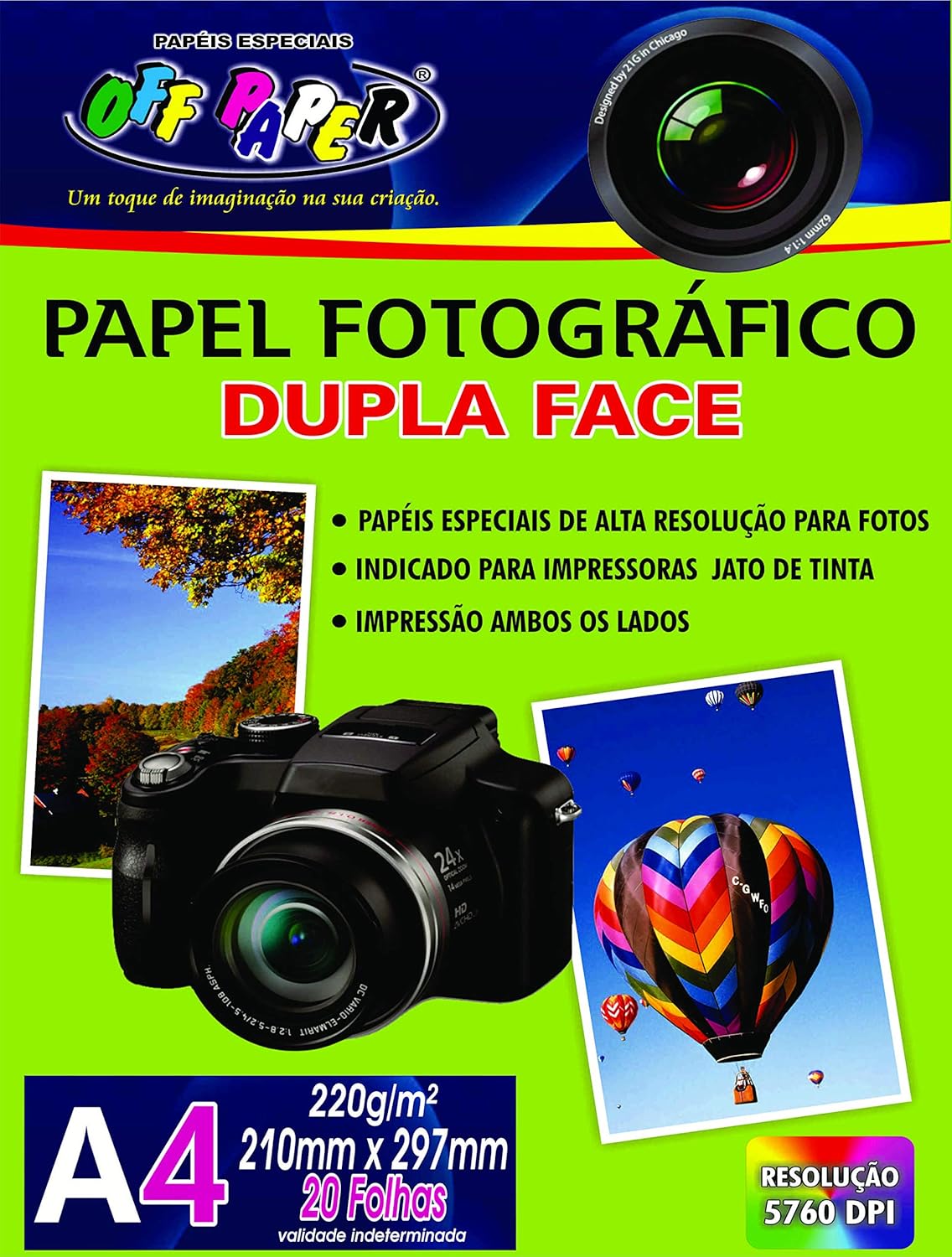 Papel Fotográfico Dupla Face A4 1