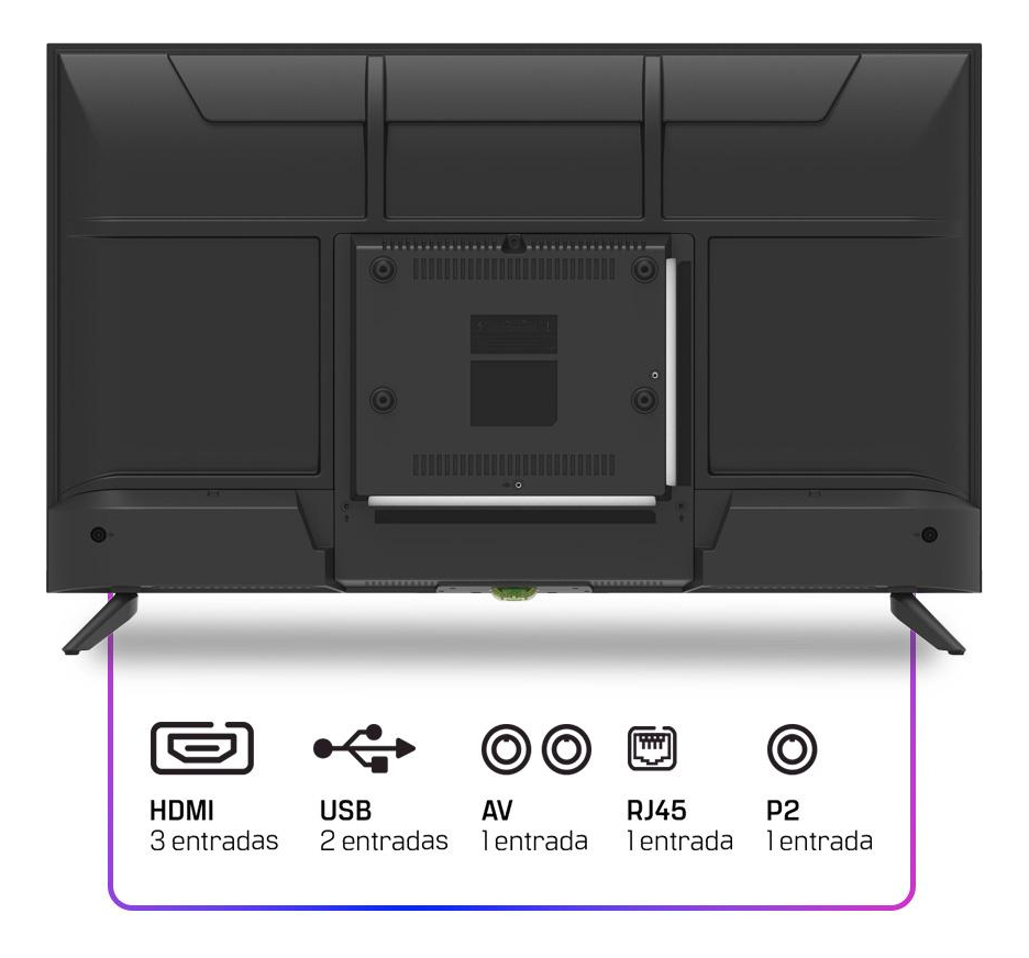 Smart TV HQ 32" HD Android 12 Frameless Slim 4