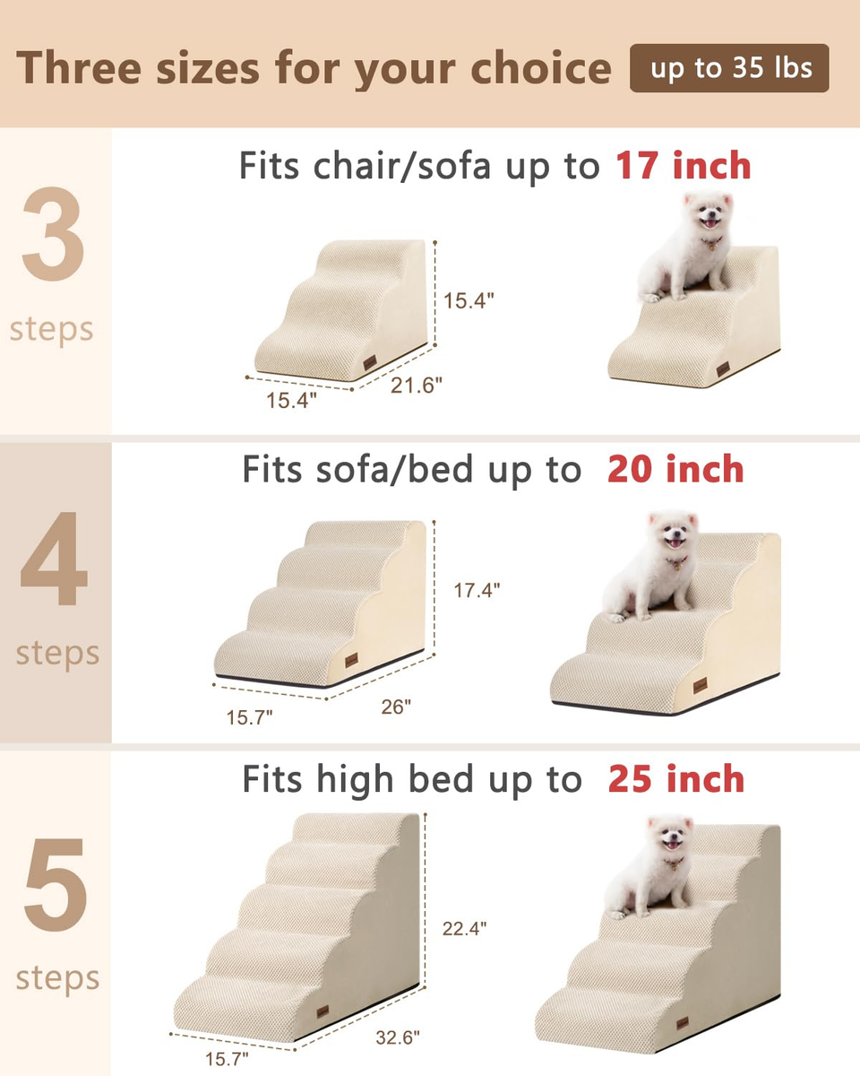 Escada para Cães Pequenos com Degrau Curvo  5