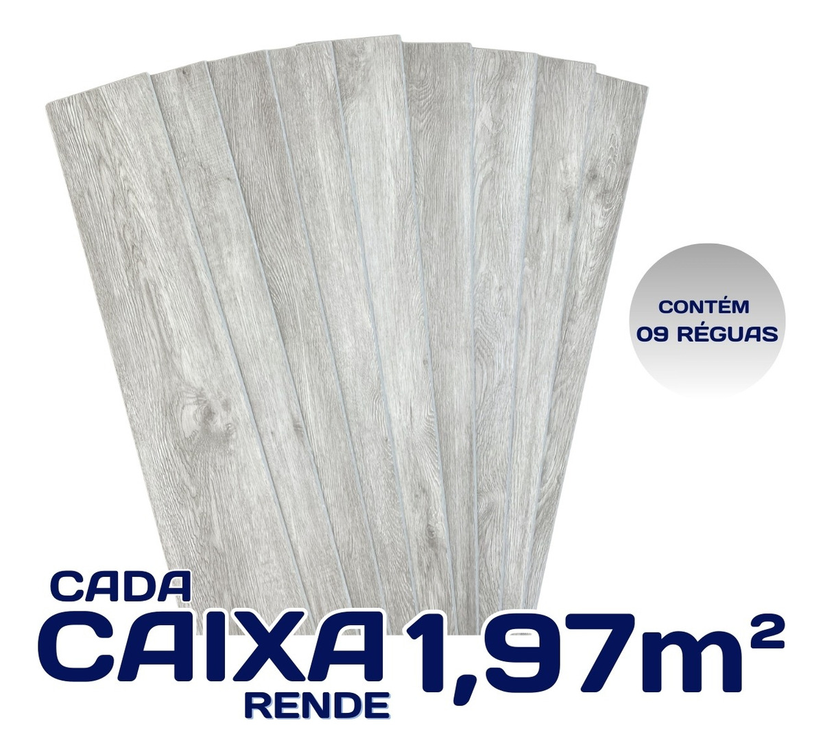 Piso Vinílico Click SPC Clicado Premium Caixa com 1,97 m² 3