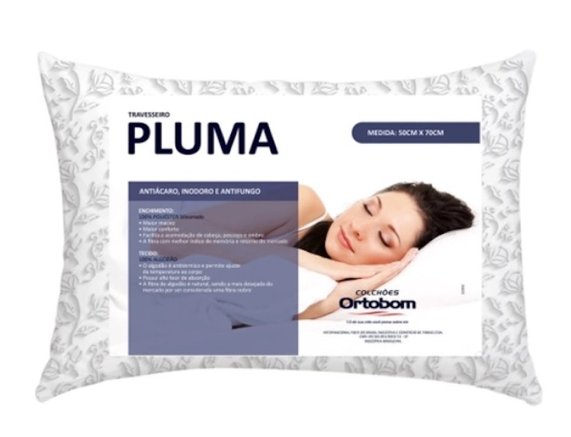 Travesseiro Ortobom Pluma 1