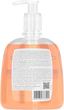 Dermotivin Oil Control Sabonete Líquido Facial 5