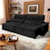 KING HOUSE Sofá Retrátil Reclinável Supremo Suede Velut Molas no Assento 1
