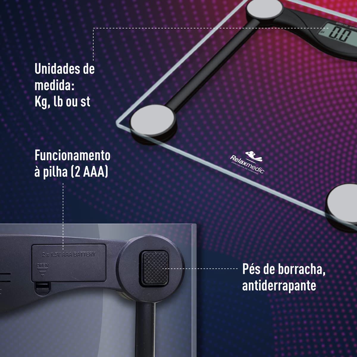 Balança Digital Body Fit 3