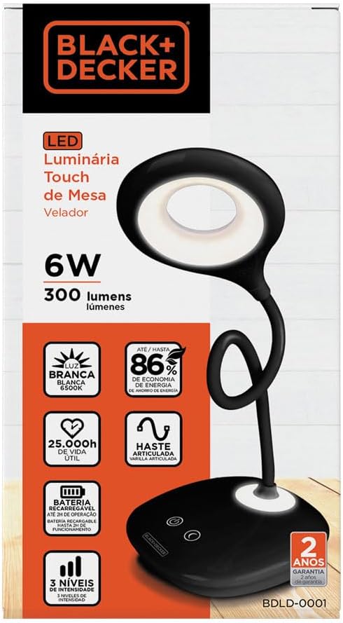 Luminária de Mesa BLACK+DECKER 4