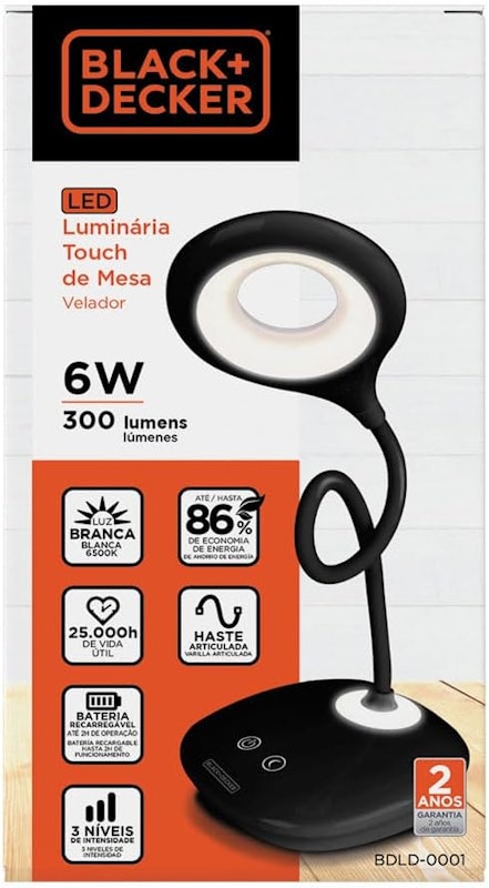 Luminária de Mesa BLACK+DECKER 4